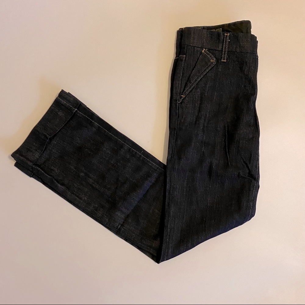 Joe’s Jeans Dark Bootcut Cuffed Denim Size 25